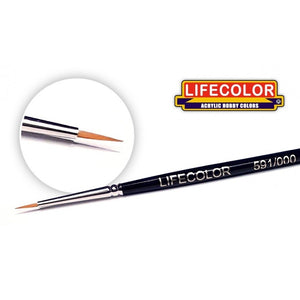 Pinceau synthétique Lifecolor TA591/000 à poils longs 000