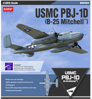 Maquette Academy 12334 USMC PBJ-1D B-25 Mitchell 1/48 – Bild 4
