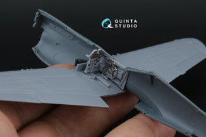 Intérieur imprimé en 3D et coloré sur papier décalcomanie Quinta Studio QD72216 P-40N Warhawk (Special Hobby) 1/72  – Bild 5