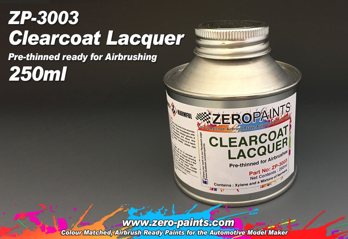 Vernis transparent Zero Paints ZP-3003 250 ml - Prêt à l&amp;#39;emploi pour aérographe