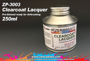 Vernis transparent Zero Paints ZP-3003 250 ml - Prêt à l&amp;#39;emploi pour aérographe