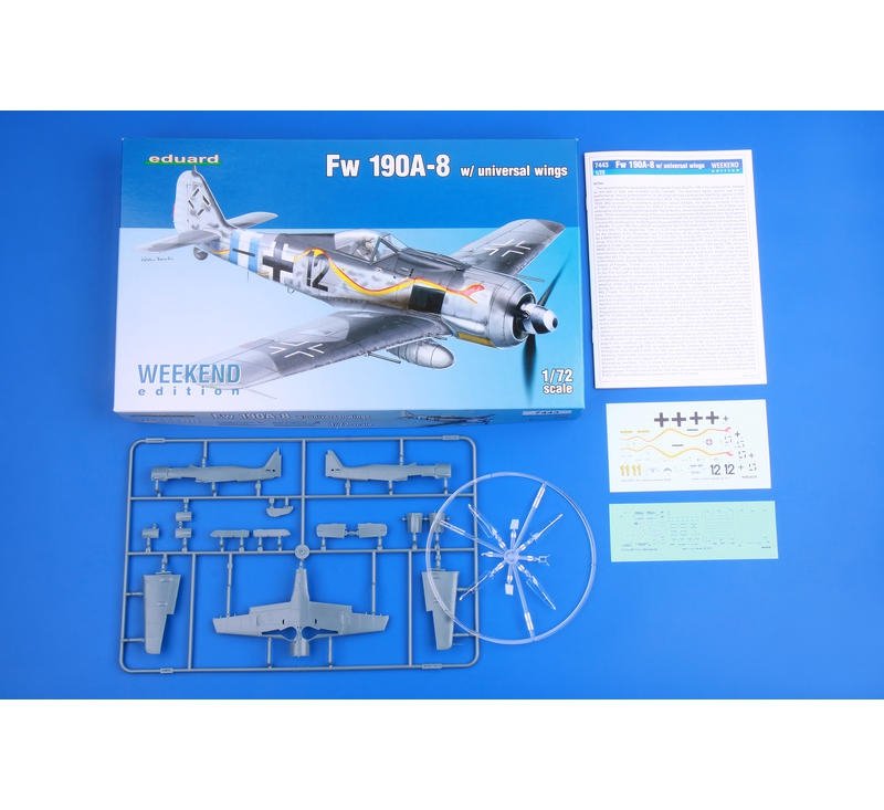 Eduard 7443 Fw 190A-8 avec ailes universelles 1/72 – image 2