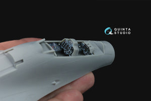 Intérieur imprimé en 3D et coloré sur papier décalcomanie (Trumpeter) pour Su-27UB de Quinta Studio QD+72178 (avec pièce en résine imprimée en 3D) à l&amp;#39;échelle 1/72 – Bild 11