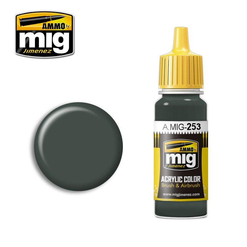 Munitions de Mig Jimenez 0253 RLM 74 Graugrun 17ml