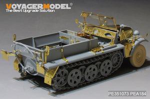 Maquette Voyager PE351073 Sd.Kfz.10 Asuf.B semi-chenillé allemand de la Seconde Guerre mondiale, version initiale (pour DRAGON 6731), échelle 1/35 – Bild 3