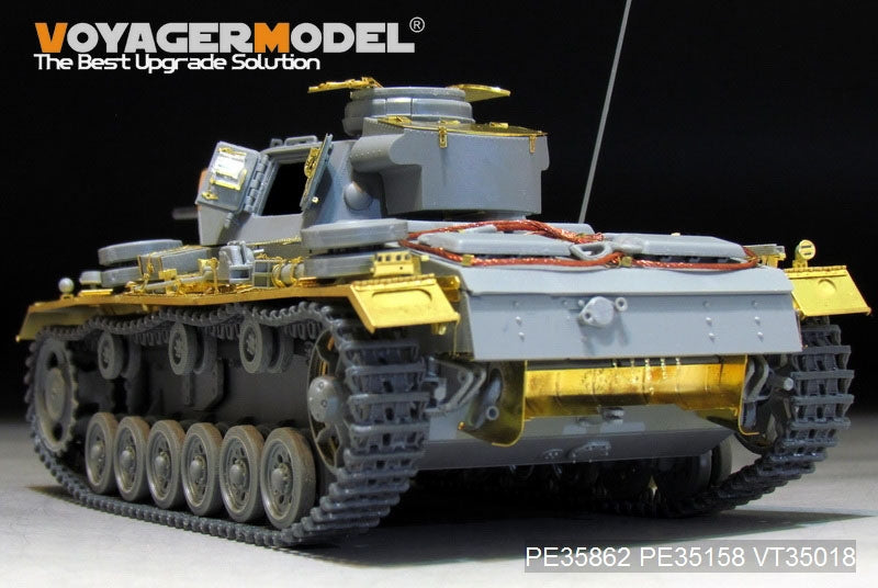 Maquette Voyager PE35862, char allemand Pz.KPfw.III Ausf.L de base de la Seconde Guerre mondiale, pour DRAGON 6387 au 1/35 – image 15