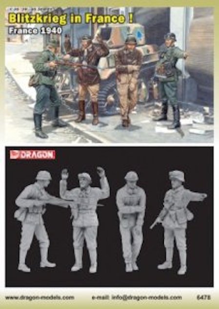 Dragon 6478 Infanterie blindée allemande 1940 (1/35)