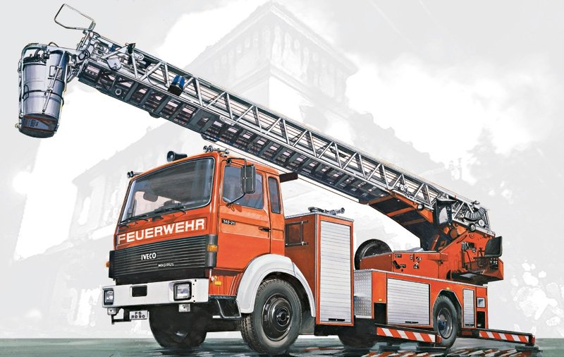 Italeri 3784 IVECO MAGIRUS DLK 26-12 Camion échelle de pompier (1/24) – image 2