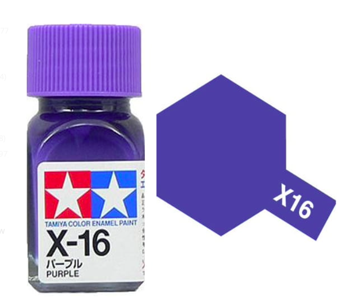 Peinture émail Tamiya X16 Violet (80016)