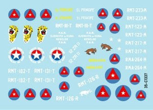 Star Decals 35-C1337 Chars et véhicules blindés à Cuba n° 1. M4A3E8 Sherman, A34 Comet, Staghound, Greyhound, M3A1 Scout Car, M3A1 Stuart. Échelle 1/35 – immagine 2