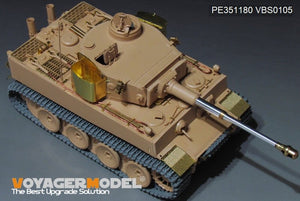 Maquette Voyager PE351180 Char Tiger I allemand de la Seconde Guerre mondiale, production initiale (pour RFM 5075) 1/35 – image 14