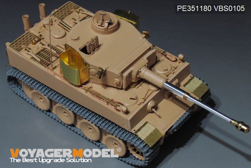 Maquette Voyager PE351180 Char Tiger I allemand de la Seconde Guerre mondiale, production initiale (pour RFM 5075) 1/35 – image 14