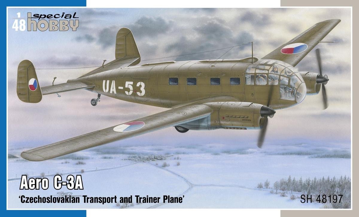 Special Hobby 48197 Aero C-3A « Avion de transport et d'entraînement tchécoslovaque » 1/48