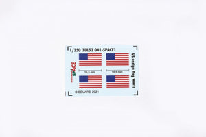 Eduard 3DL53001 Drapeau américain Seconde Guerre mondiale Espace 1/350