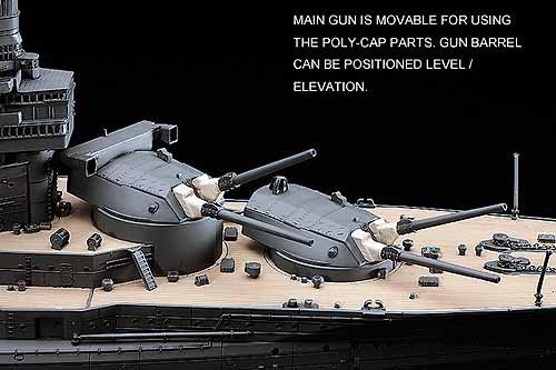 Hasegawa Z24 IJN cuirassé Nagato 1941 (1/350) – immagine 7