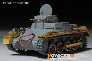 Maquette Voyager PE351187, char allemand Pz.Kpfw.I Ausf.A de la Seconde Guerre mondiale (pour TAKOM 2145), échelle 1/35 – imagen 14