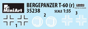 MiniArt 35238 BERGEPANZER T-60 ( r ) KIT INTÉRIEUR 1/35 – Bild 3