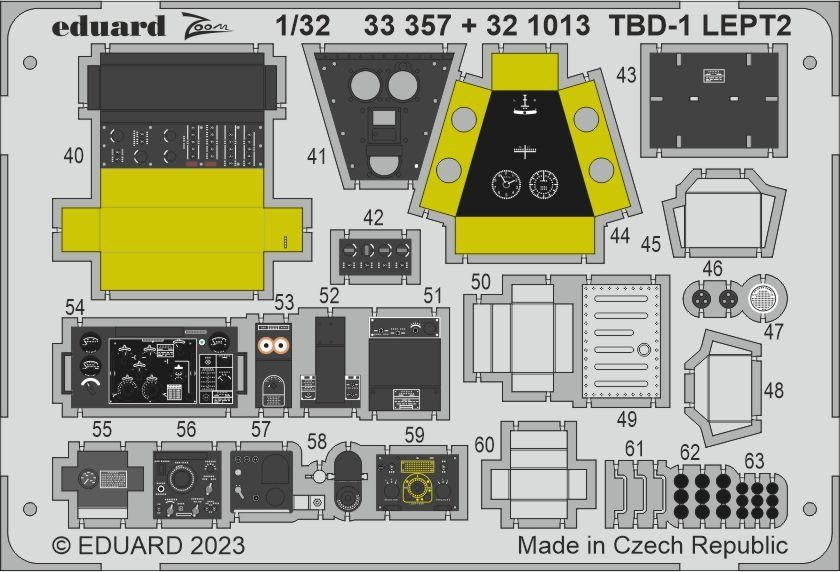 Eduard 321013 TBD-1 TROMPETTE 1/32