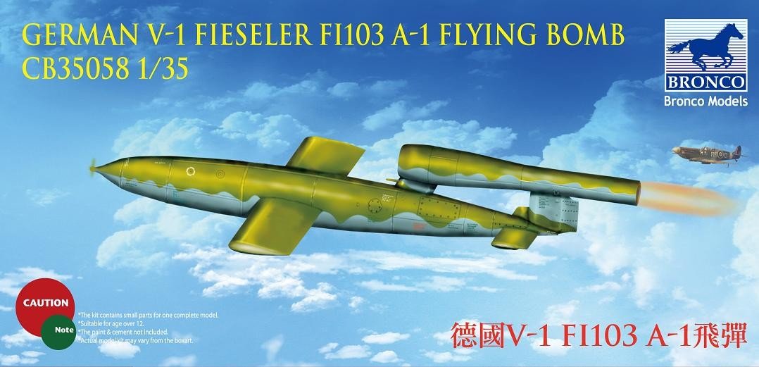 Bronco CB35058 Bombe volante allemande V-1 Fi103 A-1 (1/35)