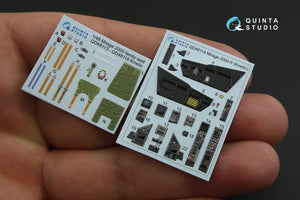 Intérieur imprimé en 3D et coloré sur papier décalcomanie Quinta Studio QD48114 Mirage 2000-5 (pour kit Kinetic) 1/48 – image 2