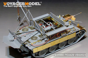 Maquette Voyager PE35980 Bergepanther Ausf.A allemand de la Seconde Guerre mondiale (type tardif, porte-outils Panther G) - Base pour TAKOM 2101 au 1/35 – Bild 10
