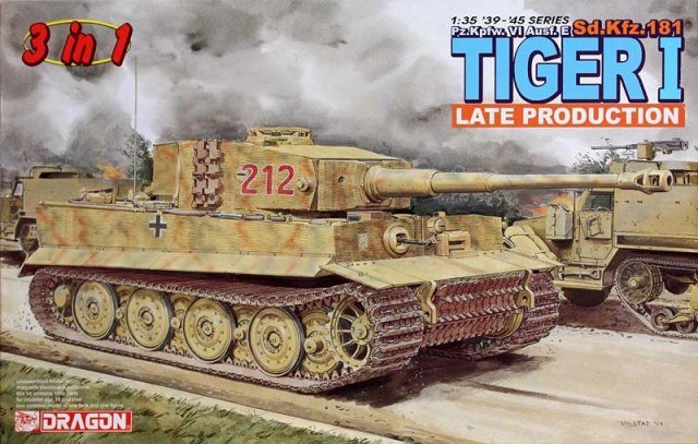 Dragon 6253 Sd.Kfz. 181 Tiger I Production tardive (3 en 1)