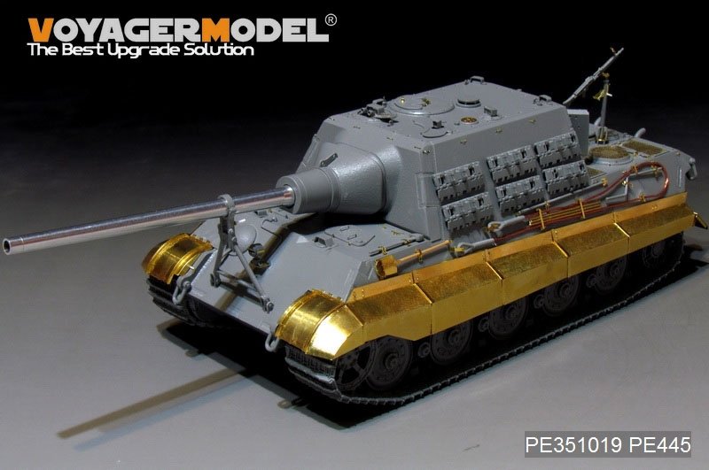 Maquette Voyager PE351019 Jagdtiger allemand de la Seconde Guerre mondiale (modèle de base) pour TAKOM 8001 au 1/35  – immagine 2