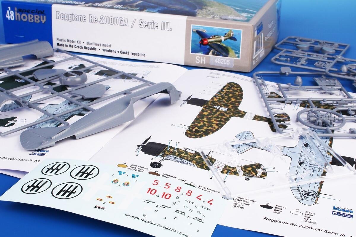 Spécial Hobby 48205 Reggiane Re.2000GA / Serie III. 1/48 – image 3
