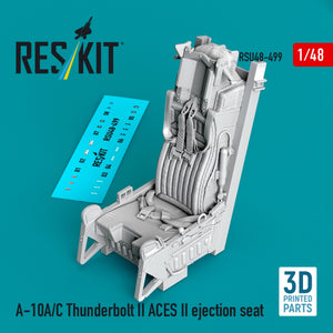 RESKIT RSU48-0499 A-10A/C Thunderbolt II ACES II ejection seat (3D Printed) 1/48