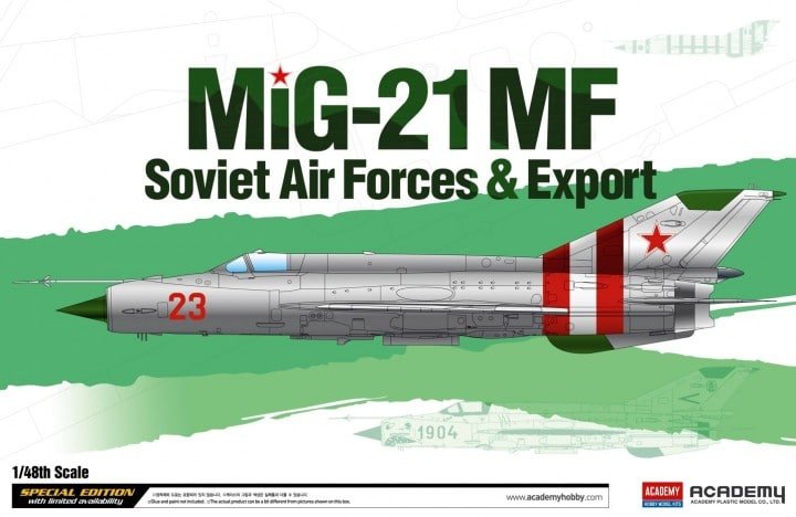Académie 12311 MIG-21MF Forces Soviétiques - Exportation 1/48