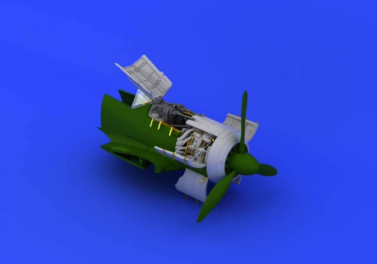 Eduard 672088 Fw 190A-8 moteur et canons de fuselage 1/72 (EDUARD) – image 3