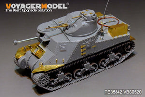 Maquette Voyager PE35842 Char moyen américain M3A4 Lee de la Seconde Guerre mondiale (modèle de base) pour TAKOM 2085 au 1/35 – imagen 2