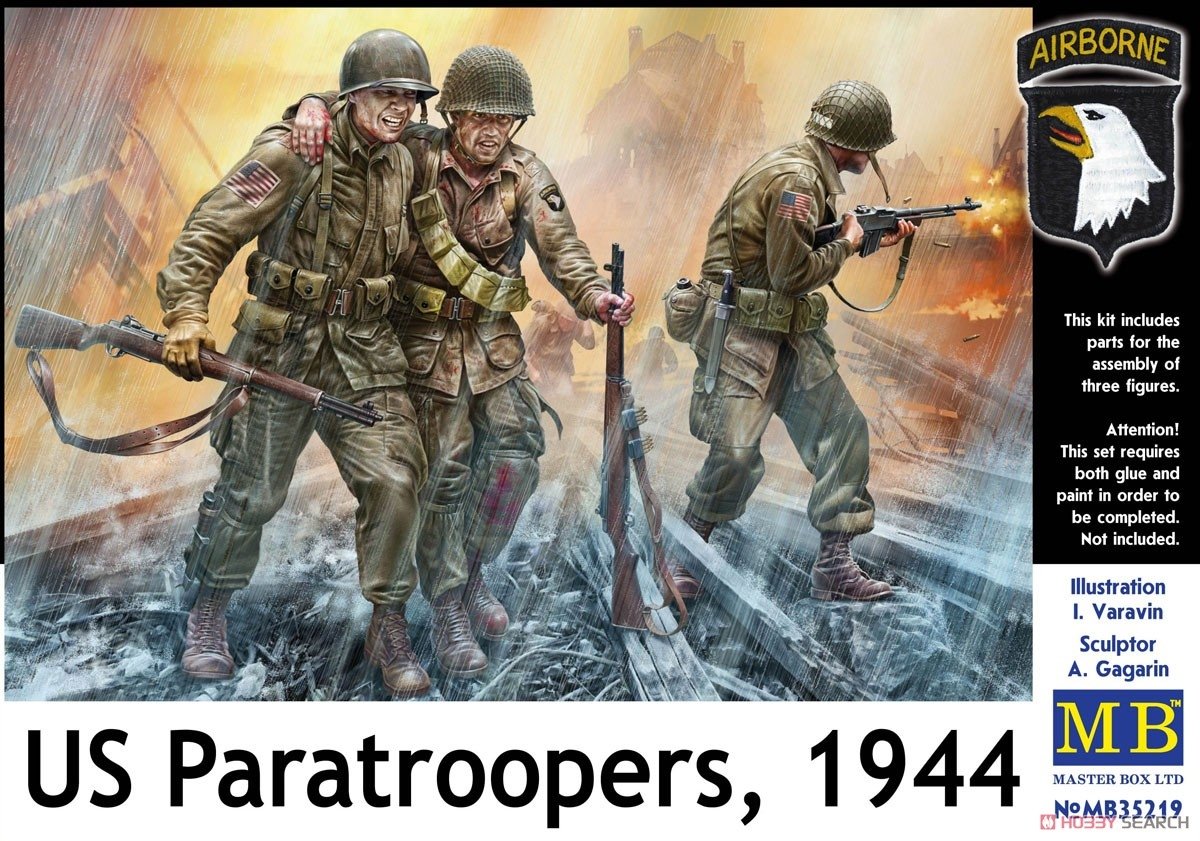 Master Box 35219 Parachutistes américains 1944 1/35