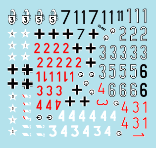 Star Decals 35-867 Chars allemands en Italie 4 1/35 – Bild 3