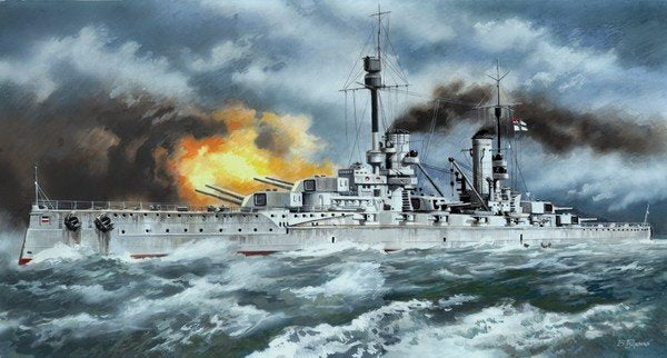 ICM S003 cuirassé allemand IWW Kronprinz (1/350)