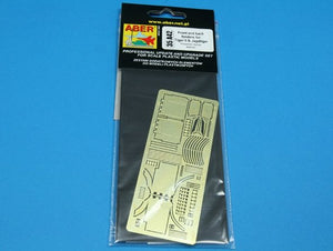 Aber 35A042 Ailes avant et arrière pour Tiger II et Jagdtiger (1/35) – image 3