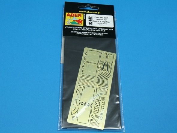 Aber 35A042 Ailes avant et arrière pour Tiger II et Jagdtiger (1/35) – image 3