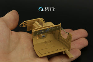 Quinta Studio QD35059 GMC CCKW 352 Cabine ouverte, intérieur imprimé en 3D et coloré sur papier décalcomanie (HobbyBoss) 1/35 – Bild 3