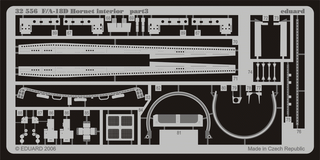 Intérieur du F-18D Eduard 32556 au 1/32 ACADEMY