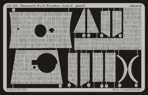 Eduard 35425 Zimmerit Panthère Ausf. Un Tamiya au 1/35 – image 2