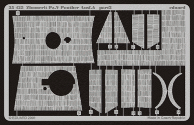 Eduard 35425 Zimmerit Panthère Ausf. Un Tamiya au 1/35 – image 2