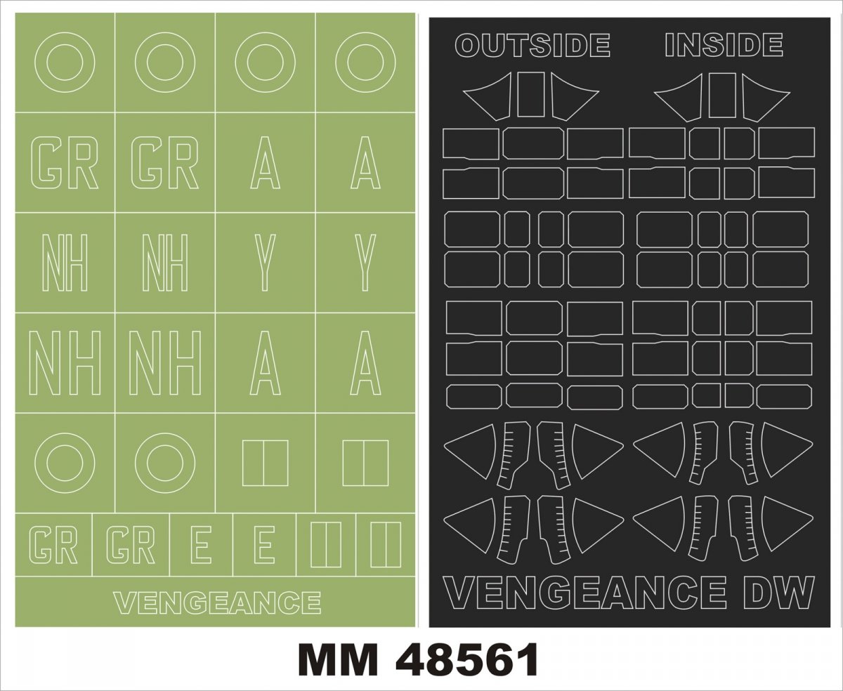 Montex MM48561 VENGEANCE II pour DORA WINGS 48044 1/48