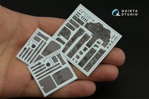 Intérieur imprimé en 3D et coloré sur papier décalcomanie Quinta Studio QD35090 AH-64A (Academy) 1/35 – image 9