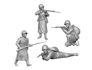 Zvezda 6197 Infanterie Soviétique (uniforme d&amp;#39;hiver, 1941-1942) 1/72 – immagine 6