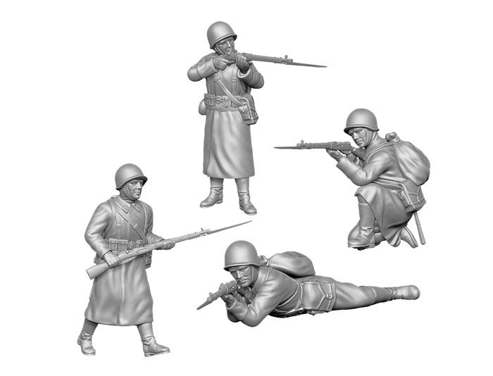 Zvezda 6197 Infanterie Soviétique (uniforme d&amp;#39;hiver, 1941-1942) 1/72 – immagine 6