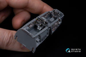 Intérieur imprimé en 3D et coloré sur papier décalcomanie Quinta Studio QDS-48245 F-4EJ Kai (ZM SWS) (Petite version) 1/48 – imagen 12