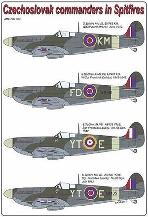 AML D32004 Czechoslovak commanders in the Spitfire 1/32 – zdjęcie 2