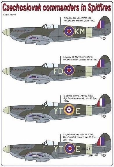 AML D32004 Czechoslovak commanders in the Spitfire 1/32 – zdjęcie 2