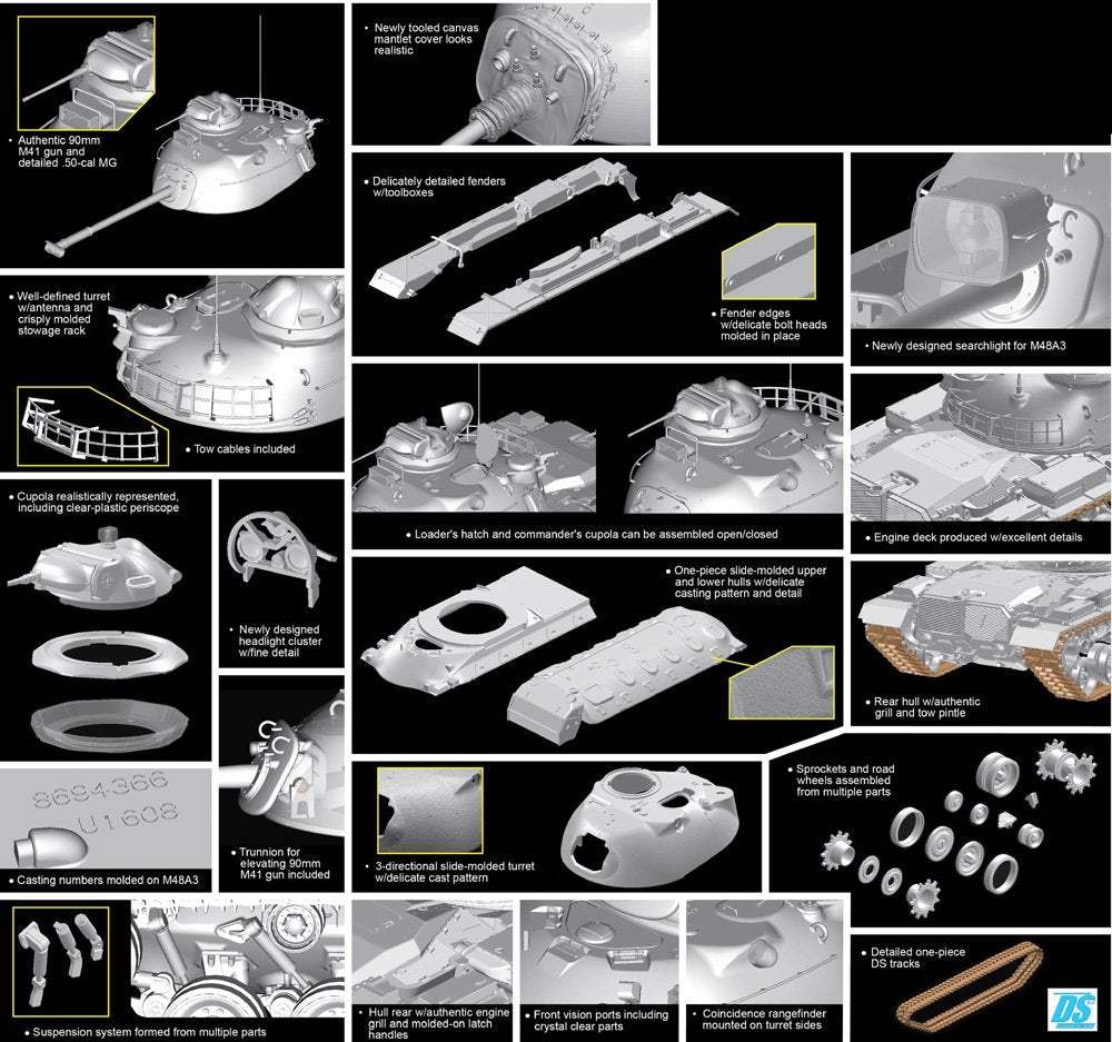 Dragon 3546 M48A3 (1/35)  – immagine 2