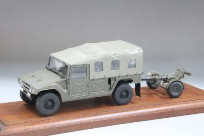 Fine Molds FM59 JGSDF Mortier lourd RT de 120 mm avec tracteur 1/35 – immagine 5